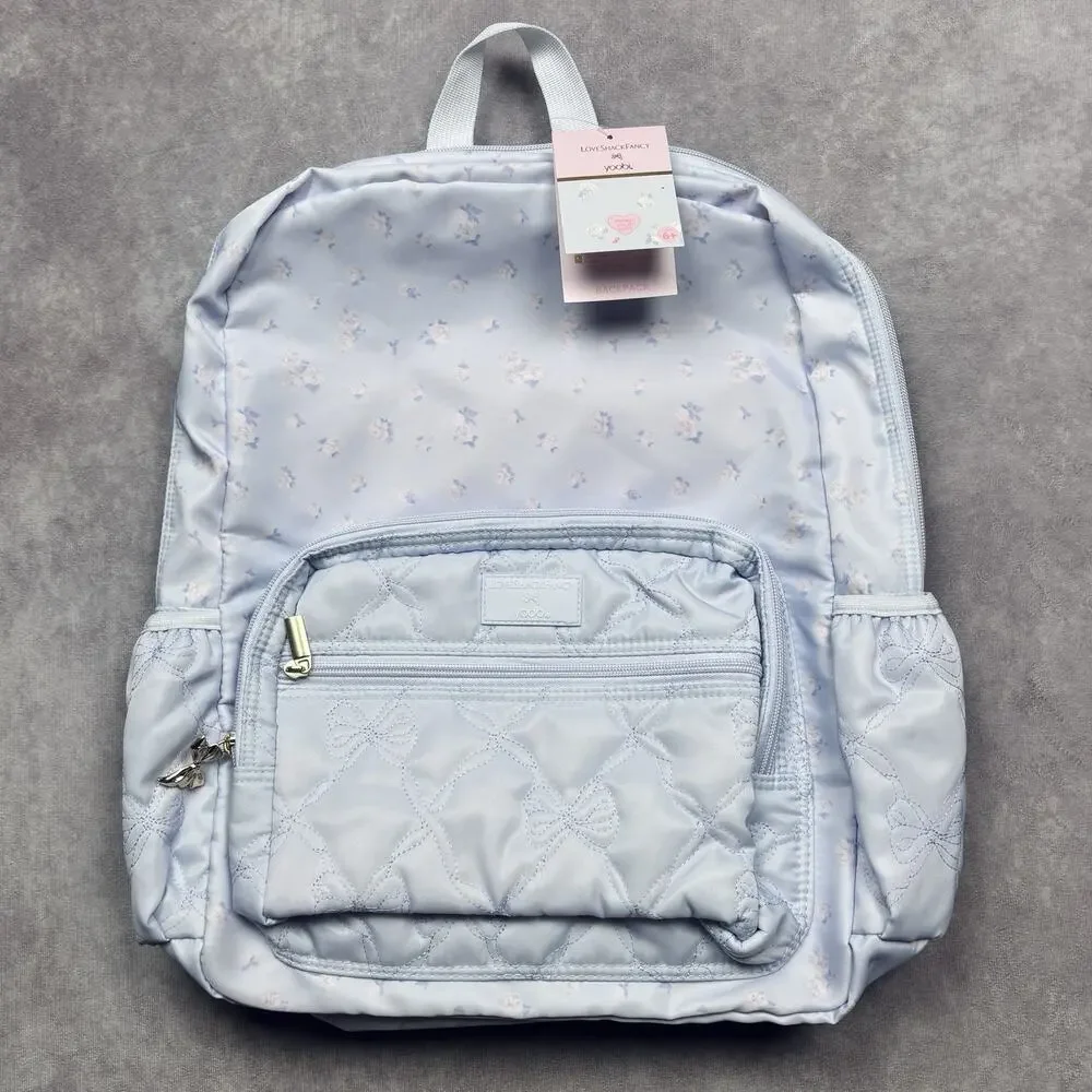 LoveShackFancy Target NWT Backpack  Notebook Pouch Everblooming Rosettes Ditsy